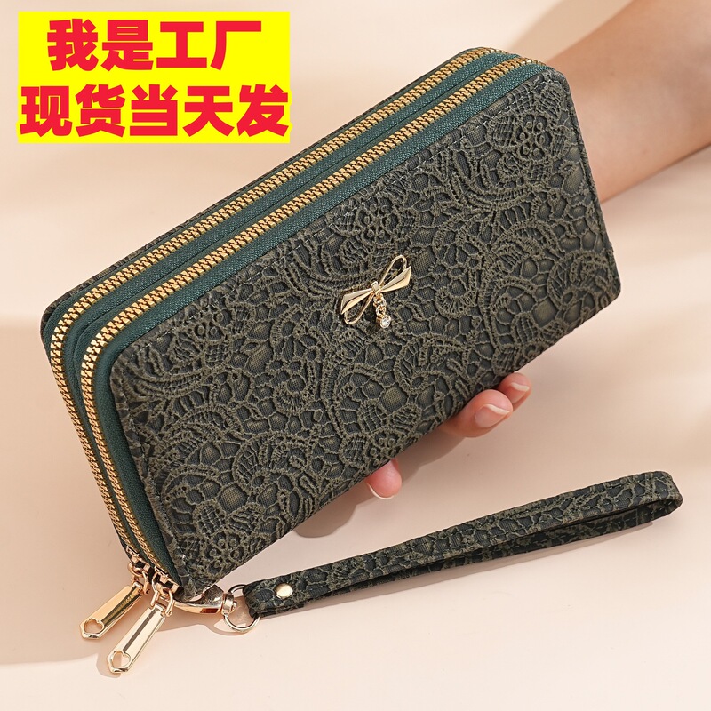 Women's Wallet Large Capacity Multifunctional Wallet Long Wallet Cross-Border Wallet Women's Long Wallet Wholesale Wallet for Women