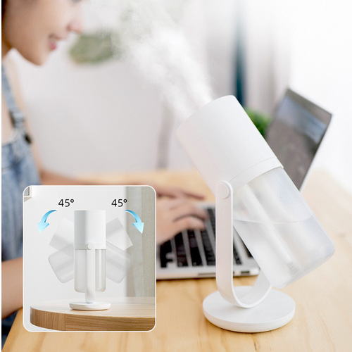New S07 Wireless Dual Spray Humidifier Multi-mode Rotating Large Capacity Office Car USB Desktop Humidifier