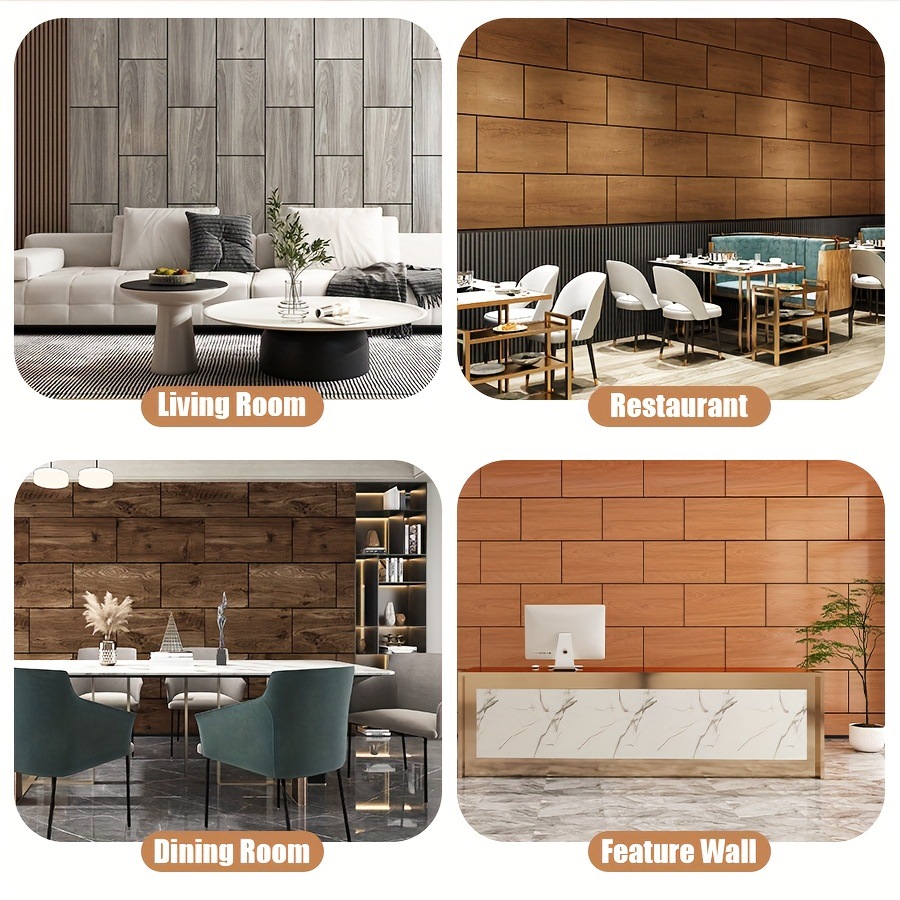 3d Wood Grain Self Adhesive Wall Panels For Bedroom Decor_voghion.com