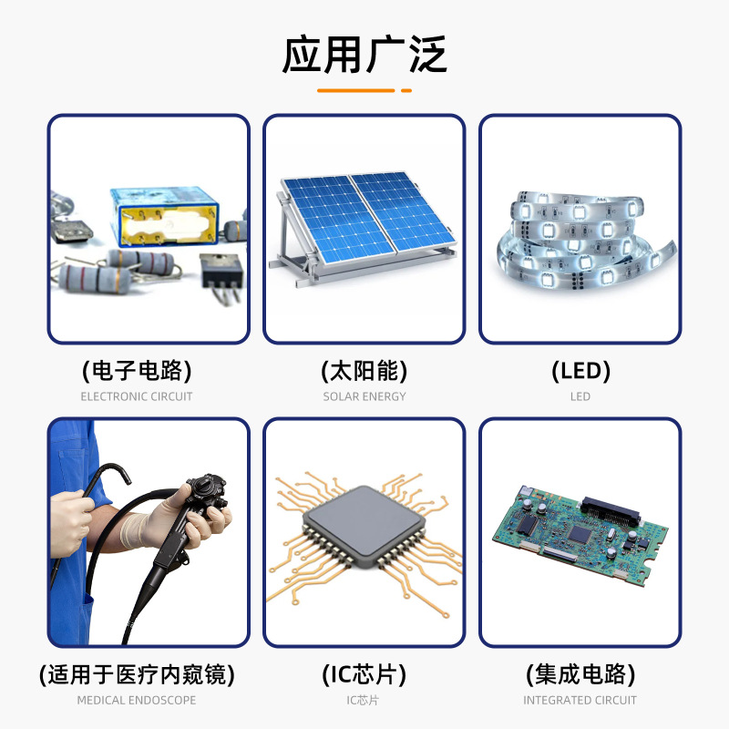 エポキシ導電性銀接着剤加熱硬化 LED 銀ペイント電子部品接着剤 IC チップ回路カスタマイズ|undefined