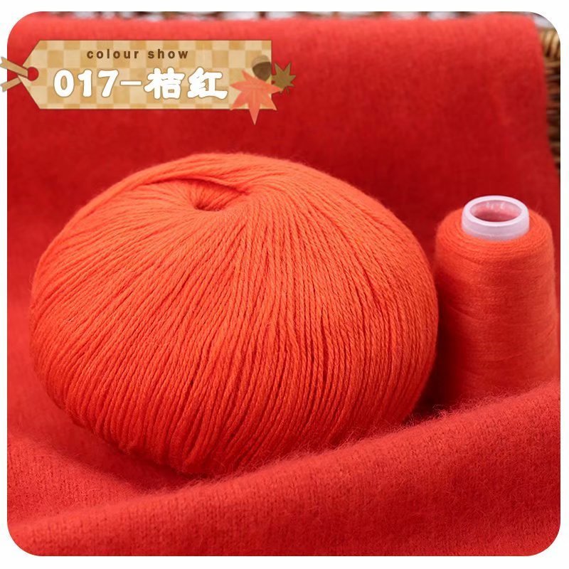 Lavado sin encogimiento Hilo de Cachemira de 3 hilos tejido a mano suave y ajustado bufanda de bebé sombrero abrigo hilo tejido a mano lana tejida a mano