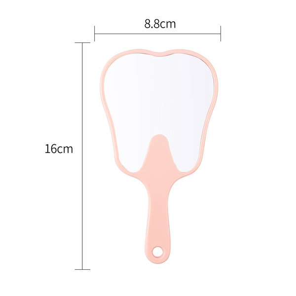 Handheld cute plastic mirror