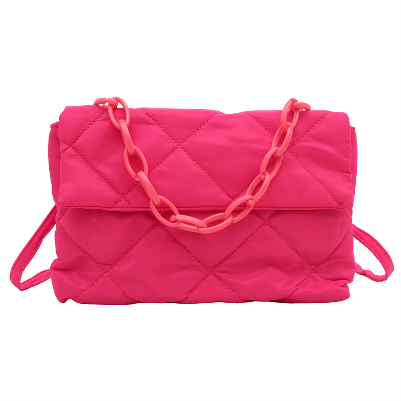 Este año, la popularidad de la gran capacidad del sobre de hombro de diamante 2024, la nueva moda, bolsas de mochila bordadas, bolsas cuadradas