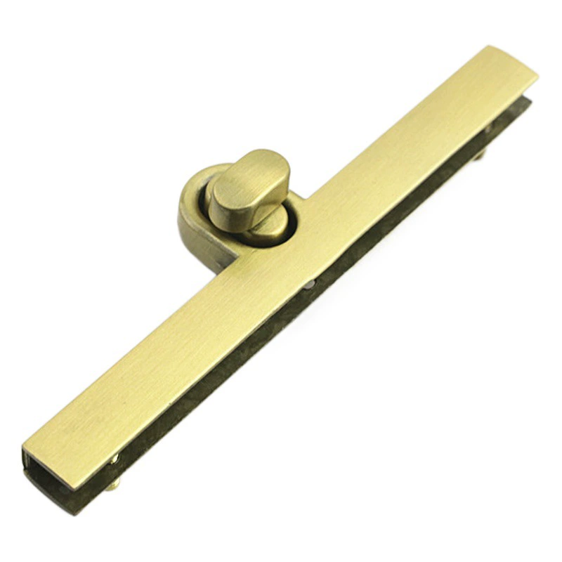 Аксессуары для багажного оборудования Винтовой замок для литья под давлением Прямой замок с длинной полосой Винтовой замок Женская сумка Замок для сумочки Аппаратные аксессуары