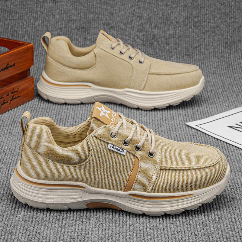 Hombres 2026 verano nuevo ligero un pie zapatos de lona transpirables cómodos simple moda diaria zapatos de hombre versátiles image 5