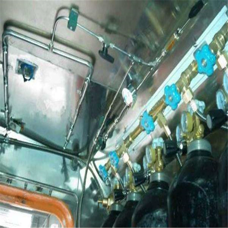 Убежищная камера DN100 Ручной выпускной клапан Простая конструкция Устойчивая к высоким температурам Убежищная камера Ручной выпускной клапан