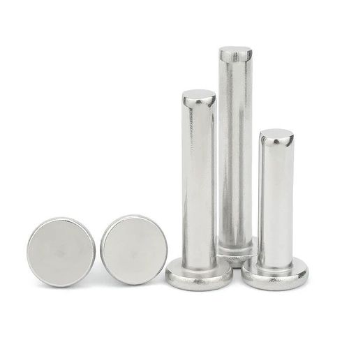 Factory direct 304 stainless steel flat head rivet GB109 countersunk head solid rivet percussion type M1.5-M5