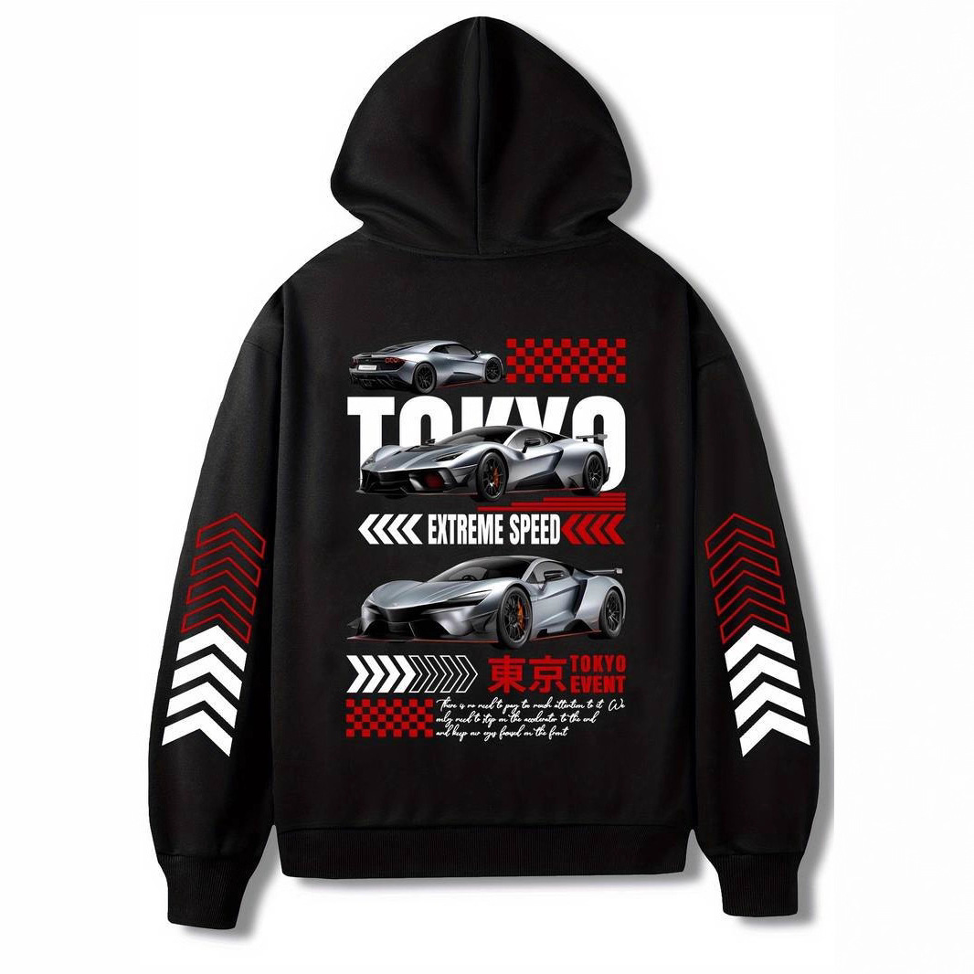 3D Digital Printed Boys Hoodie Trendy Letter Long Sleeve Pullover Hoodie Men's Autumn And Winter Warm Jacket_voghion.com