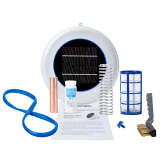 Solar pool ionizer太阳能光伏家用泳池水净化器铜银离子水处理器