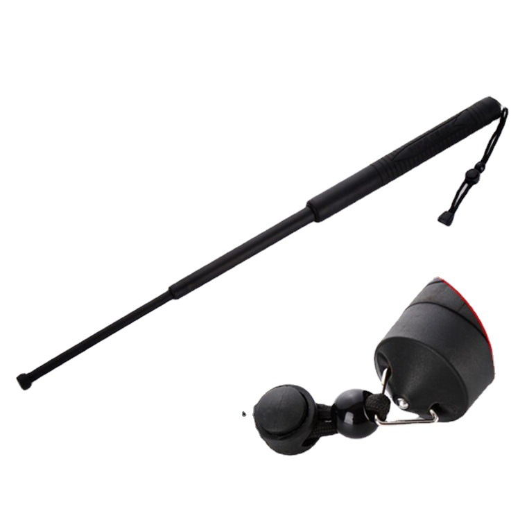 安保用品PC塑胶甩棍 二代棍伸缩短棍男女自卫车载安全锤用品带破