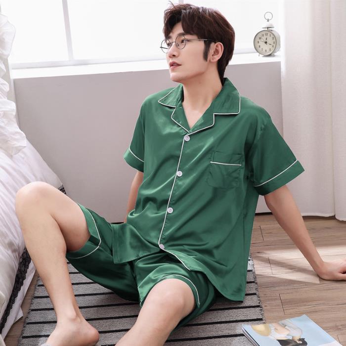 zd-422#녹색 얼음 실크 남자