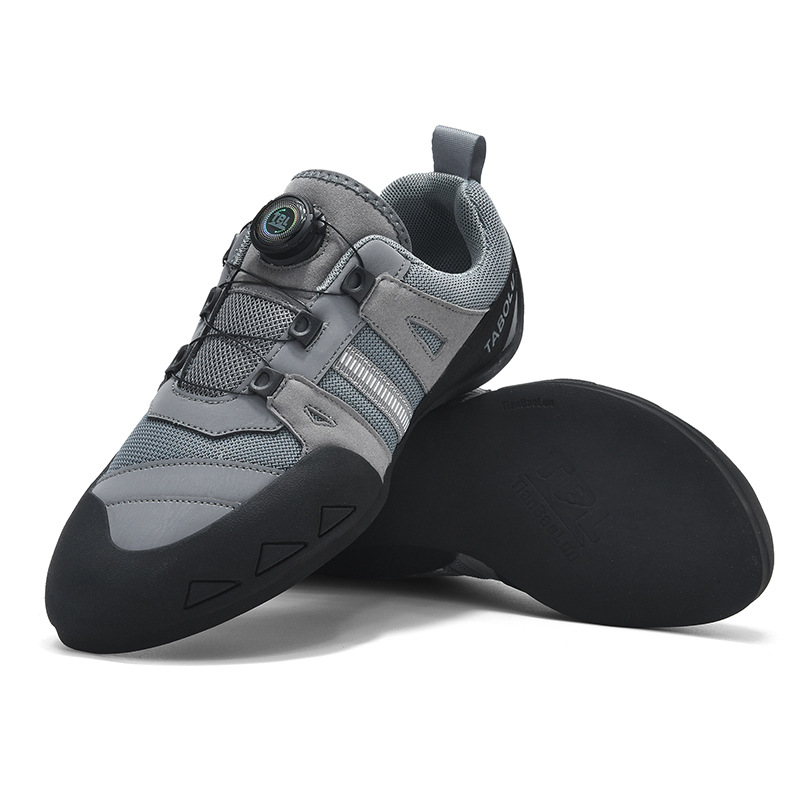 Basic rock climbing shoes for teenagers, suitable for indoor and outdoor use, breathable bouldering shoes for men and boys, specialized training shoes for climbing