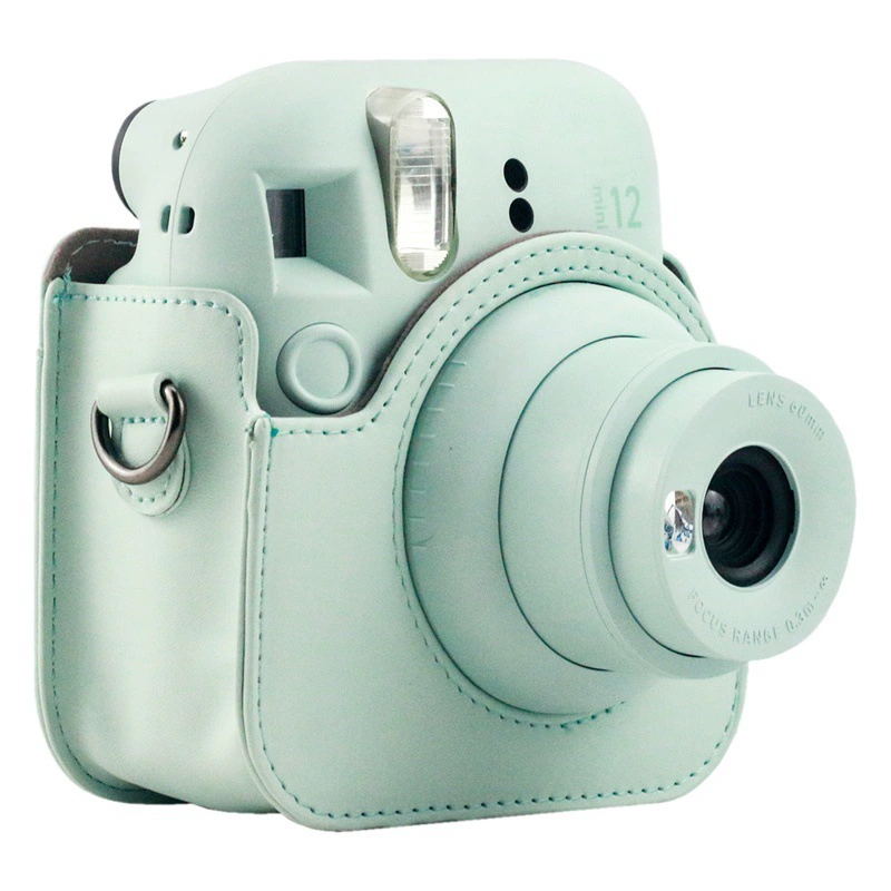 Новый Fuji Polaroid MINI12 сплошной цвет сумка для камеры задняя Сумка фото + Магнитная камера сумка для хранения