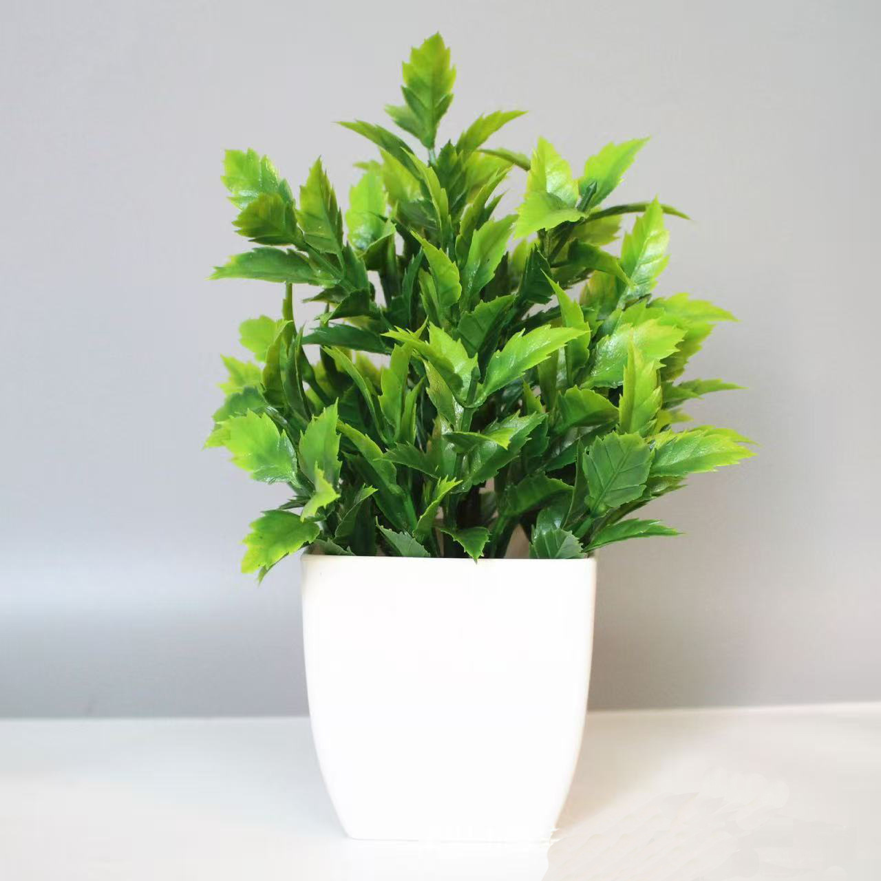 Transfronterizos venta caliente planta simulada planta simulada verde decoración interior y exterior maceta de plástico maceta de eucalyptus image 16