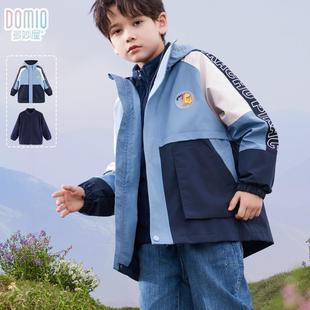 Boys' Jackets, Children's Jackets, Spring and Autumn New Three-In-One Polar Fleece Liner, Medium and Large Children's Windproof Jackets, Western Style
