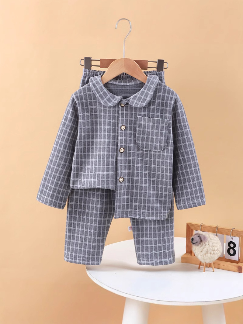 Nuevo conjunto de ropa para niños, ropa para el hogar, ropa para el hogar, ropa para niños, pijamas para bebés