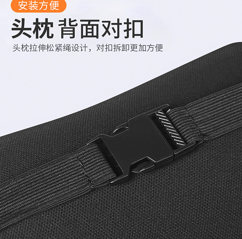 Suitable for Cadillac Leather Headrest Ct4Ct5 Ct6 Xt5 Xt4 Car Lumbar Cushion Seat Neck Pillow