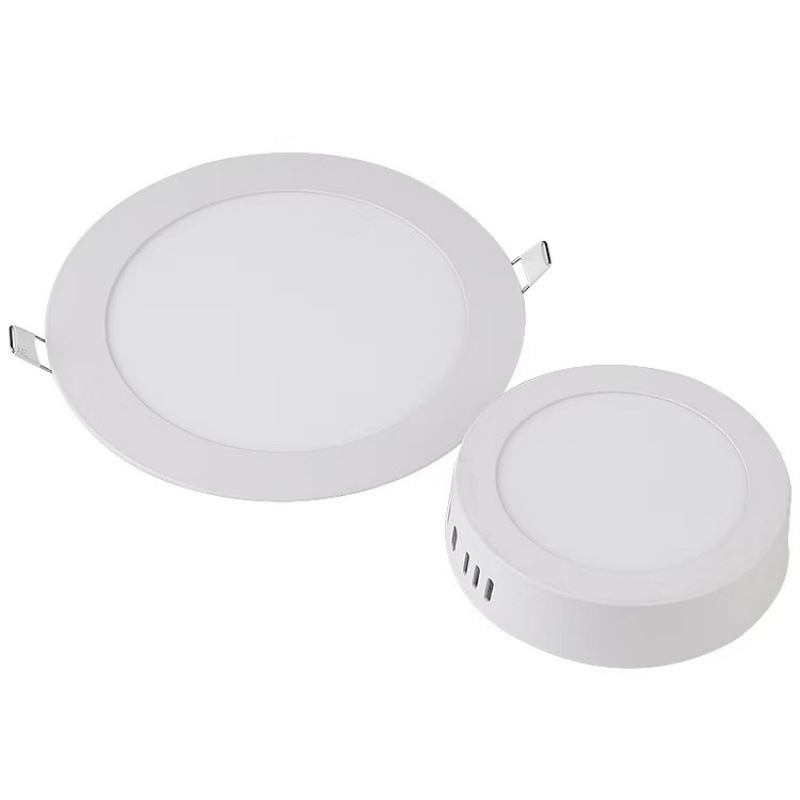 Lámpara de caída de LED pequeña ventana flotante de entrada de techo redonda sin agujero sin lámpara principal anti-deslumbramiento lámpara de panel de entrada