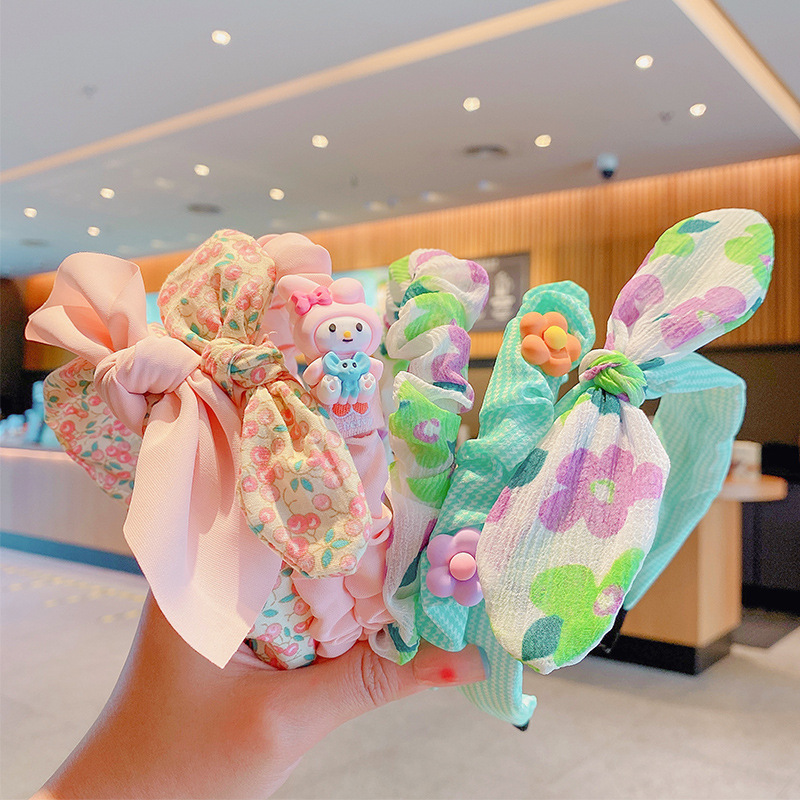 De tres piezas de los niños de la estrella Delu diadema niñas banda para el cabello las niñas no lastiman el cabello roto diadema antideslizante banda para el cabello Mujer