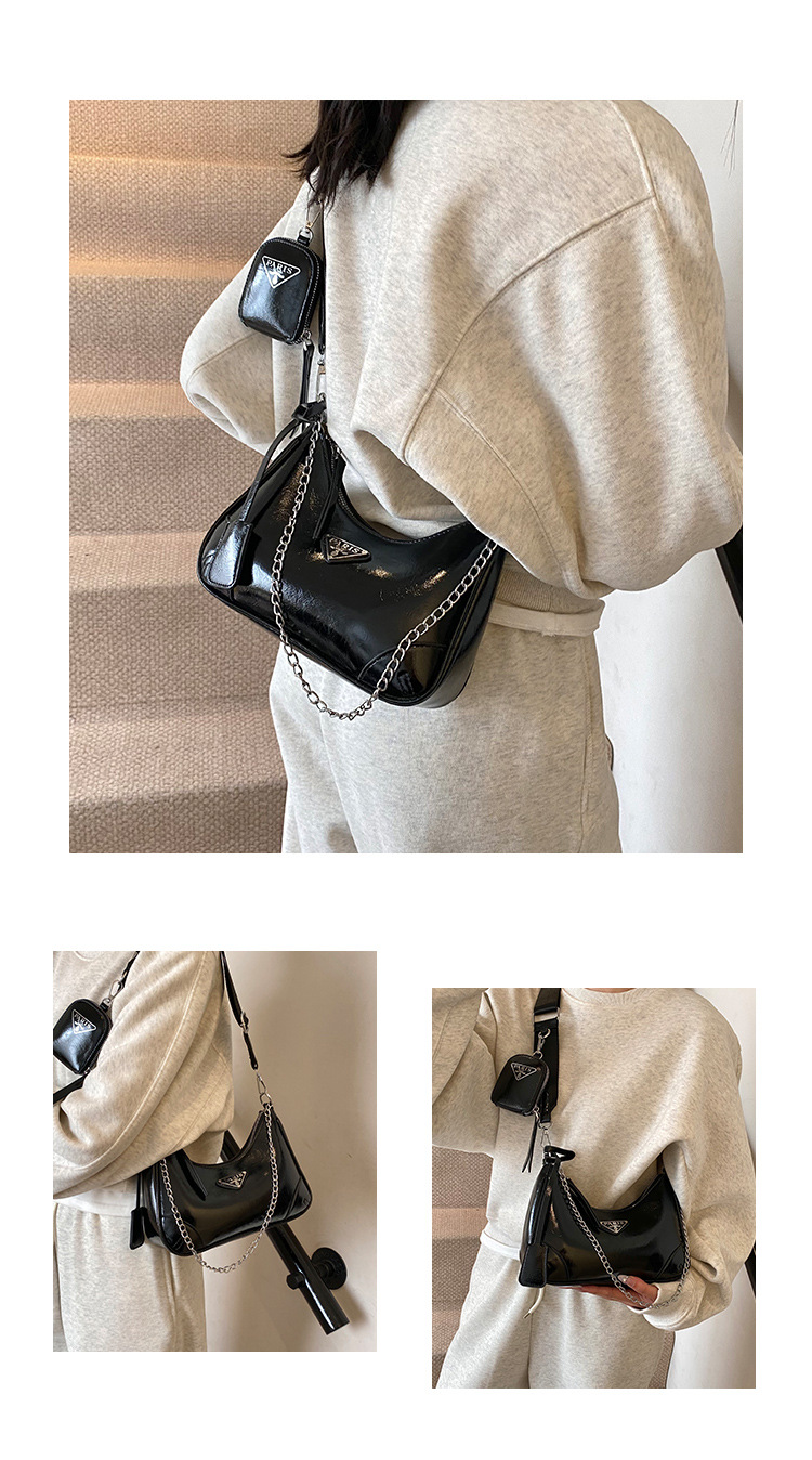 Bolso bandolera de lujo ligero para mujer Bolso de doble uso de ocio de cercanías Bolso de hombro de moda simple Nuevo bolso de alta gama de moda