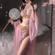 Sexy lingerie antique Hanfu exotic sexy exposed waist retro belly band lace chiffon nightgown retro wholesale
