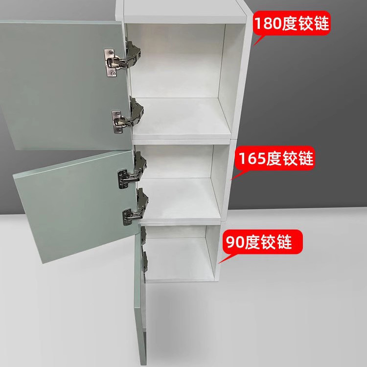 Espesor de 180 grados de gran ángulo, bisagra de puerta, amortiguación, bisagra hidráulica, armario, gabinete de esquina, bisagra plana