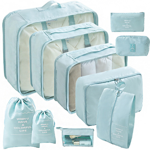 Wholesale Travel Storage Sets: 8-Piece Travel Organizer Bag Set – Includes 8 Essential Items for Sorting and Storing Clothes During Trips