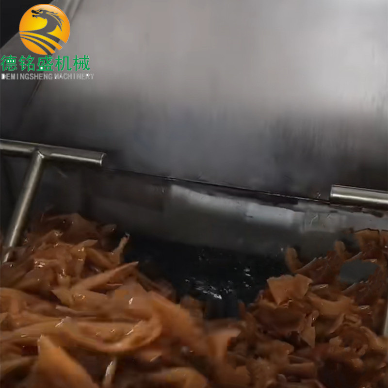 温猪皮锅 不锈钢猪皮肉皮温皮机 德铭盛出售猪皮温皮油炸机