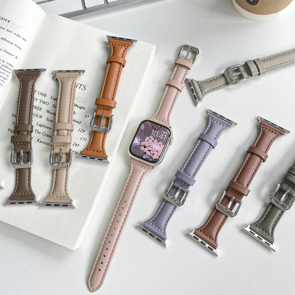 Suitable for applewatch small waist strap iwatch12345678se slim Apple strap in stock