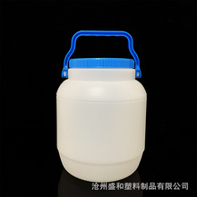厂家供应5L手提化工塑料桶 水泥搅拌桶可印刷油漆密封空桶