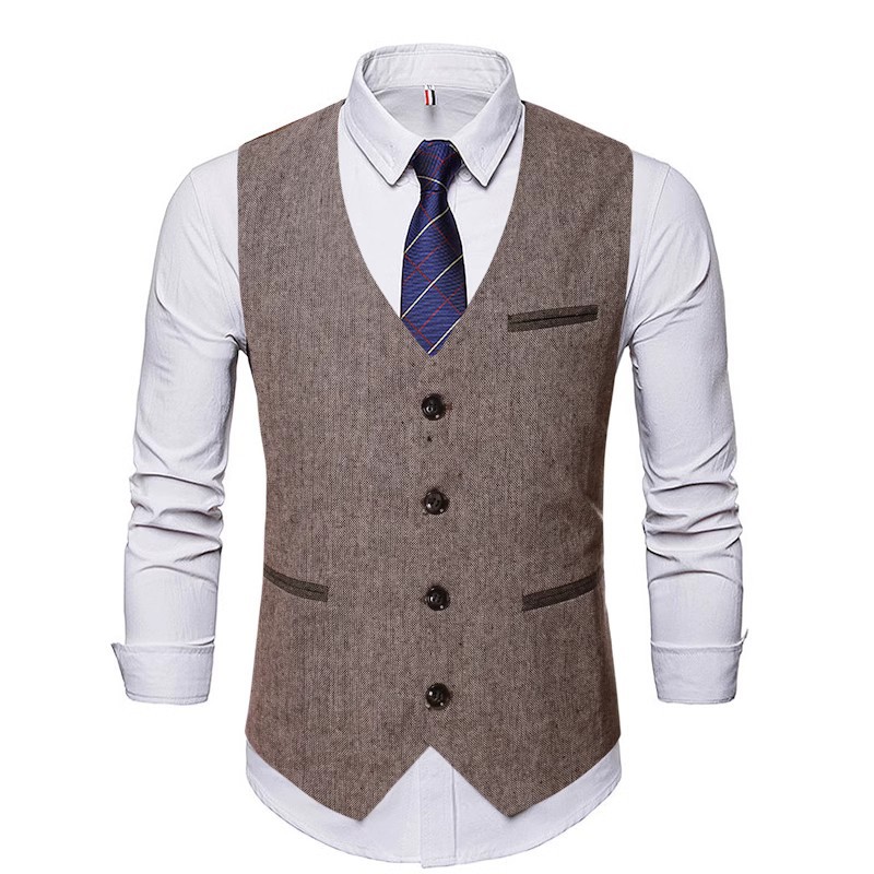 Chaleco de Moda Coreana para Hombre, Otoño/Invierno 2025, Estilo Informal, Ajustado, Talla Grande, con Parches