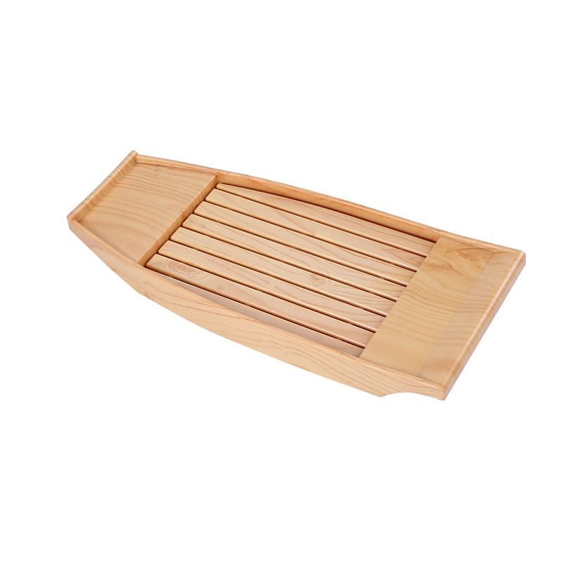 Plato de sashimi, plato de melamina, plato de pescado crudo, plato de hielo, salmón japonés, marisco, plato de sushi, barco de hielo seco shengtai