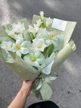 永生花仿真香皂花花束小众高级感郁金香花束送女朋友闺蜜生日礼物