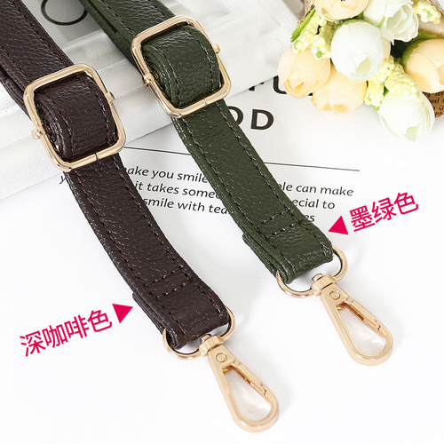 Bought separately: Lychee pattern bag strap, crossbody, shoulder, or dual-shoulder bag strap accessories, adjustable, backpack wide strap