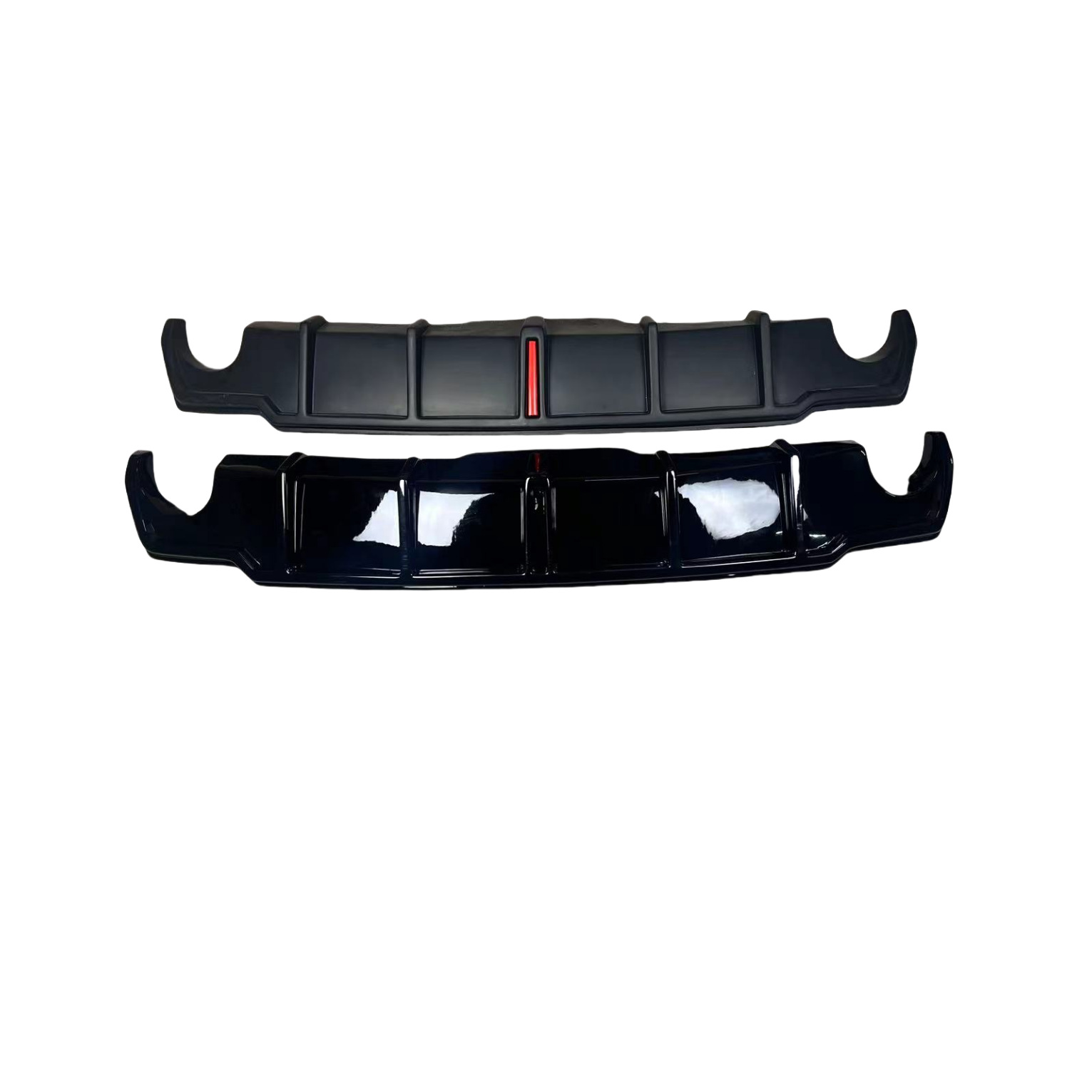 Suitable for 06-12 Lexus IS250 300350 modified rear lip bilateral single PP bright black rear lip