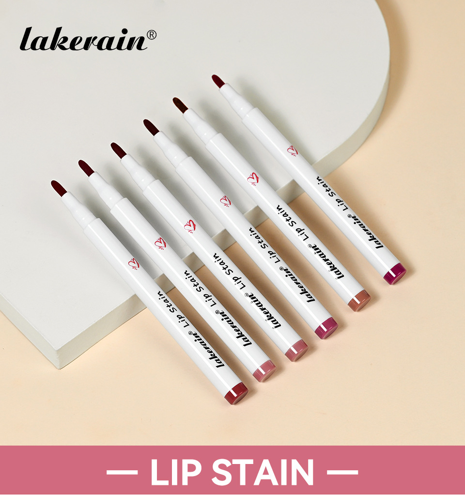 lakerain lip liner pen matte, not easy to stick to the cup, smooth lip liner pen details Picture