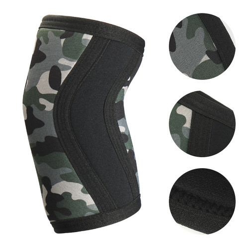 Powerlifting elbow pads equipment training Hercules camouflage elbow pads heavy weight weightlifting squat bench press 7mm