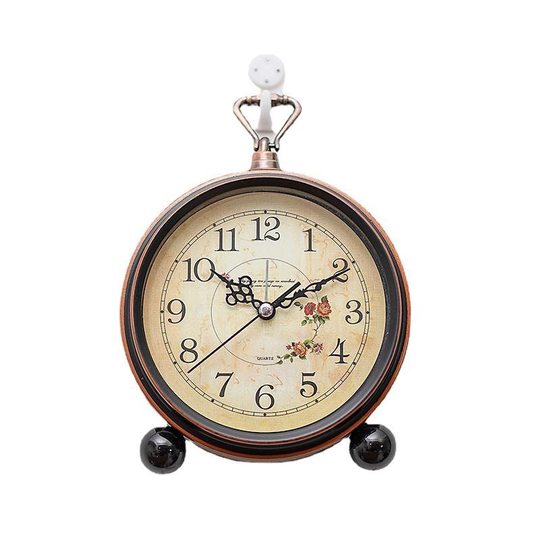 Children's Mute Clock Metal Carto Electronic Large Simple Digital Retro Small Alarm Clock for Students