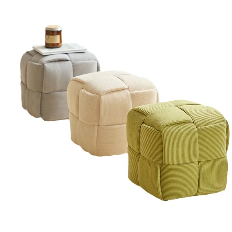 Taburetes de madera maciza en línea taburetes bajos creativos de sala de estar mesa de té sofá simple pedal taburetes de zapatos