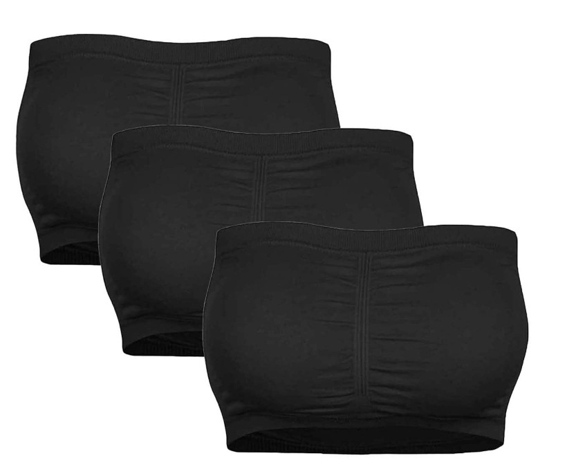 Comercio exterior transfronterizo, combinación de múltiples piezas, doble capa, talla grande, sin tirantes, ropa interior, pecho envuelto para mujer, sin anillo de acero, lote de ropa interior