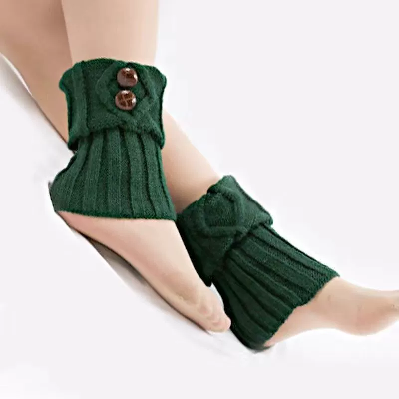 Демисезонные модные knitted шерстяные гетры для согревания, носки, корейский стиль