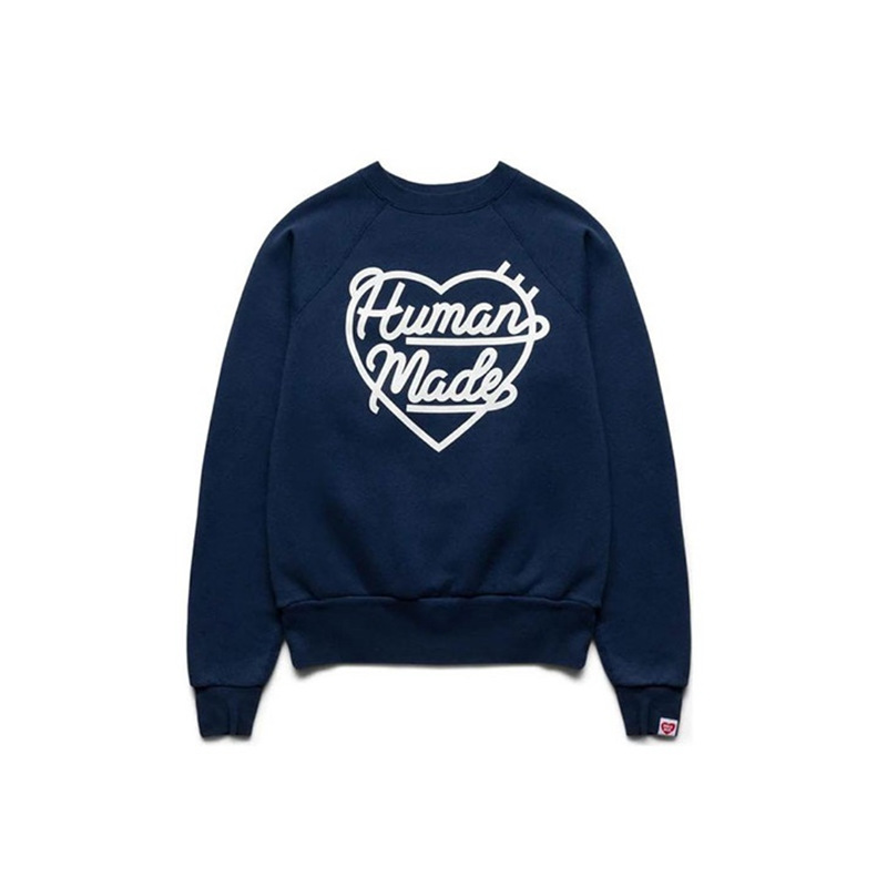 Marca de moda japonesa letras de amor impresión de cuello redondo pareja holga con camisa de vello