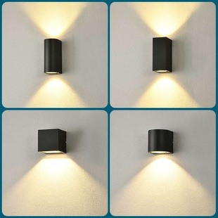 Modern Minimalist Bedroom Bedside Wall Lamp Living Room Led High-End Plastic Wall Lamp Cross-Border Zhongshan Lamps