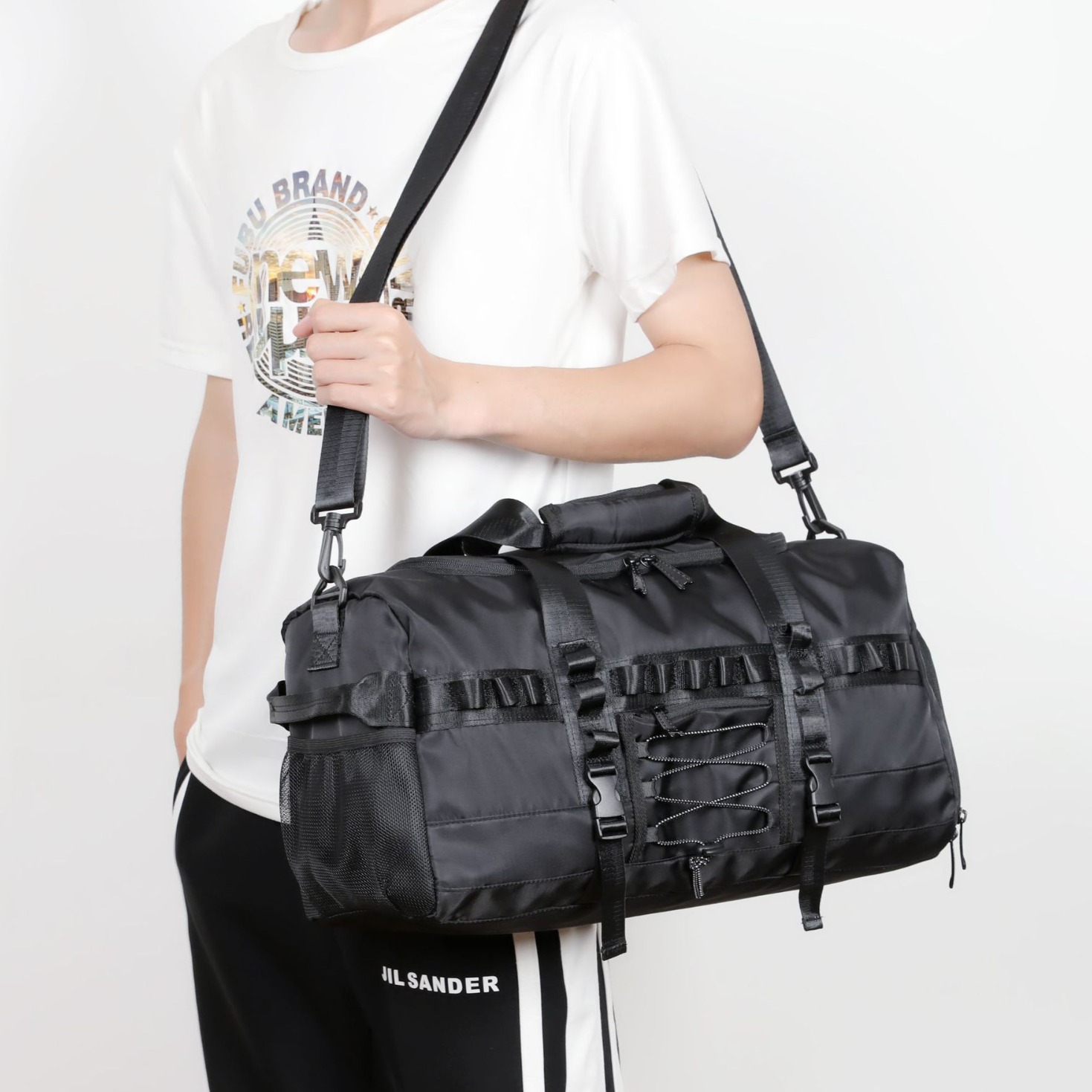 2026 nuevo paquete de fitness deportivo independiente zapato almacén de moda bolsa de yoga bolsa de entrenamiento de natación bolsa de viaje de gran capacidad