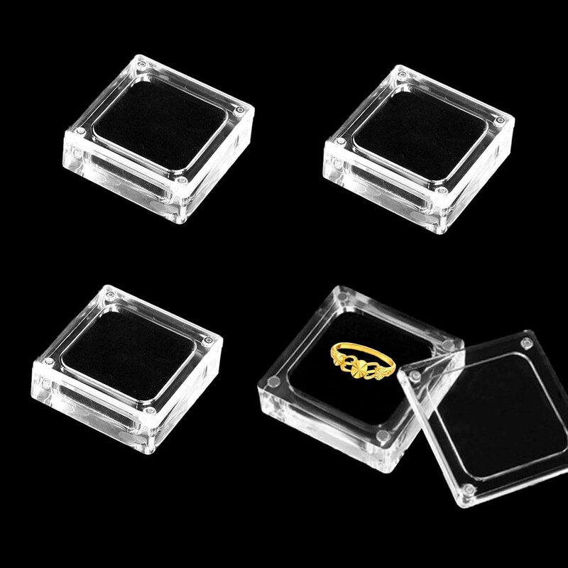 Acrylic Display Box, Transparent Magnet Box, Jewelry Box Tray, Oxygen-Proof Jewelry Storage Box, Magnetic Suction Toy Box Acrylic Display Box, Transparent Magnet Box, Jewelry Box Tray, Oxygen-Proof Jewelry Storage Box, Magnetic Suction Toy Box