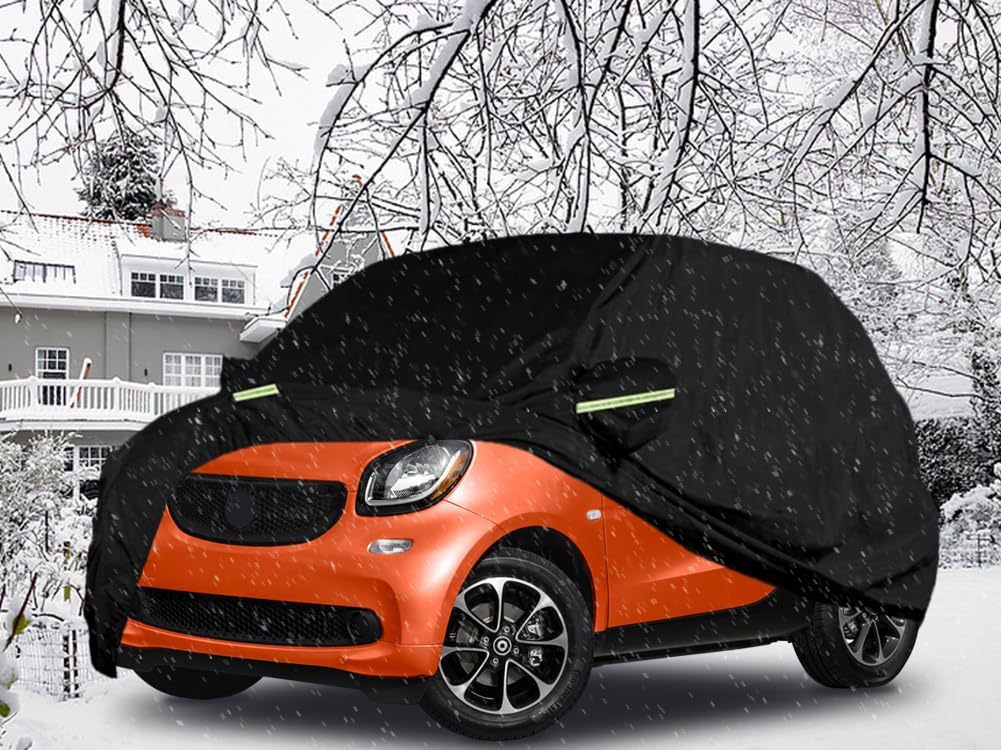 Ready Supply of Cross-Border Car Covers Black Heat-Absorbing Car Covers Waterproof Sun Protection Rain Uv Protection Car Covers