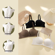 内衣女隐形无痕硅胶贴小胸聚拢防滑抹胸裹胸露背多穿法性感文胸罩
