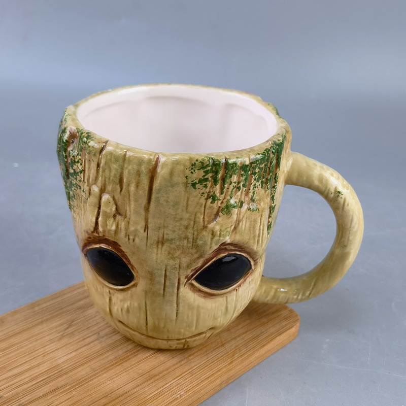 Galaxia Guardia 3D Grout Ceramic Maker Cup Creatividad de dibujos animados Taza de agua