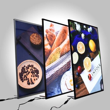 Lightbox Menu Board Backlit Sign Frame Insert Poster Display-阿里巴巴