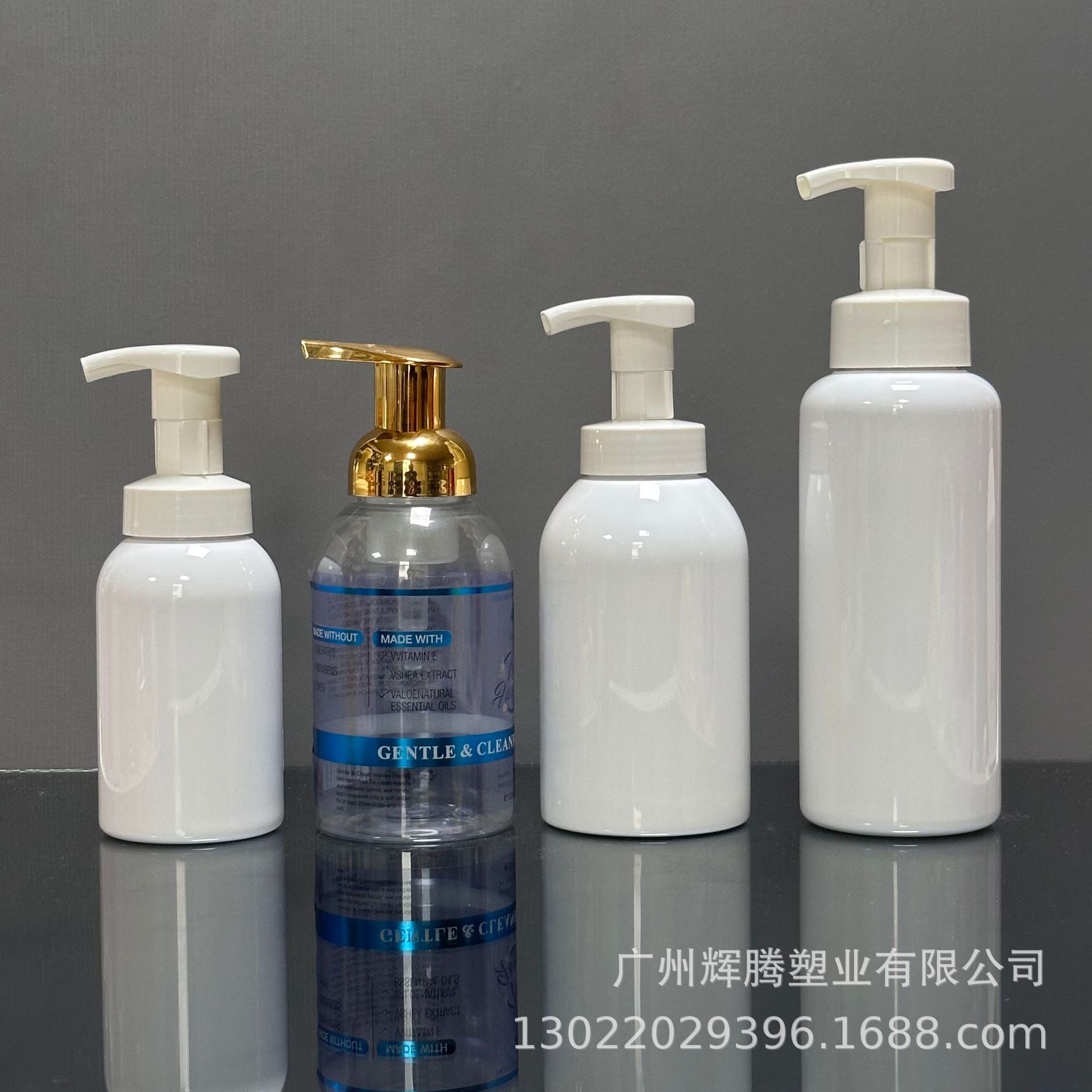 250 洁面乳泡沫瓶 320慕斯洗手液起泡瓶 400ml洗面奶泡沫瓶 500ml 包装厂家批发实拍图